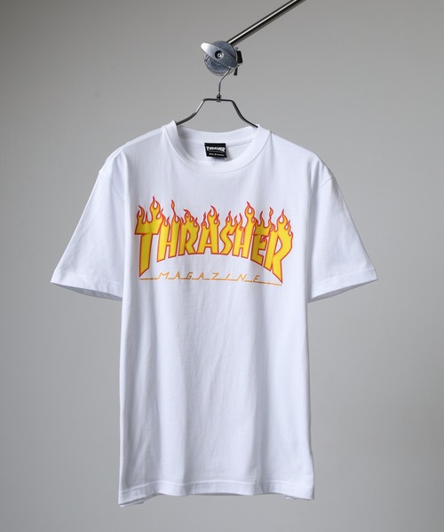 THRASHER(スラッシャー)の「THRASHER 5.6oz Gonz Art FLAME MAG LOGO マークゴンザレス フレイム マグロゴ 半袖フロントプリントTシャツ(Tシャツ/カットソー・メンズ・バーガンディー/レッド系その他/ブラック系その他3/ブラック系その他2/ブラック/グレー/グリーン系その他/ホワイト系その他/グリーン/ホワイト・M/L/XL/S)」の18枚目の写真