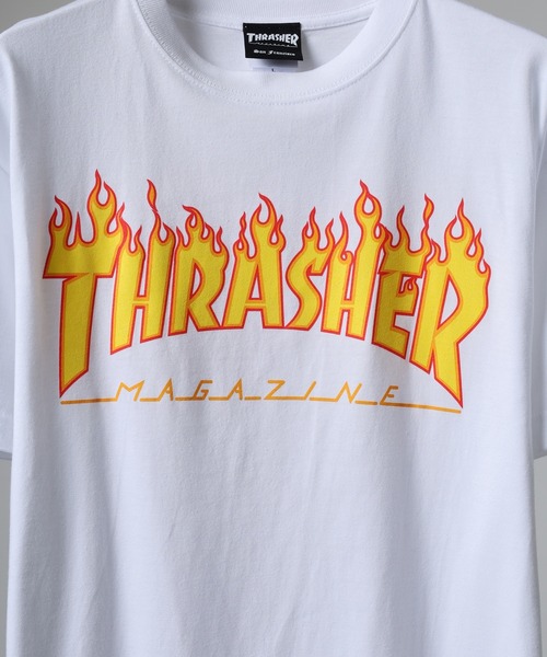 THRASHER(スラッシャー)の「THRASHER 5.6oz Gonz Art FLAME MAG LOGO マークゴンザレス フレイム マグロゴ 半袖フロントプリントTシャツ(Tシャツ/カットソー・メンズ・バーガンディー/レッド系その他/ブラック系その他3/ブラック系その他2/ブラック/グレー/グリーン系その他/ホワイト系その他/グリーン/ホワイト・M/L/XL/S)」の19枚目の写真