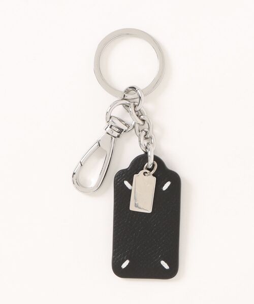 Maison Margiela(メゾンマルジェラ)の「DOUBLE TAG KEYRING SMALL(キーケース/キーアクセサリー・メンズ・ブラック・OS)」の5枚目の写真