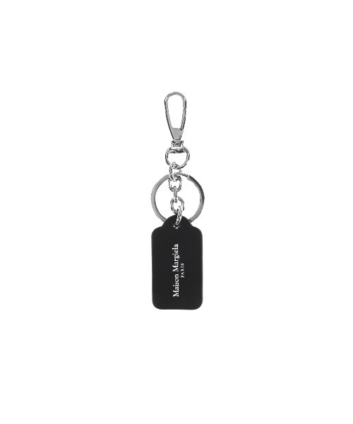 Maison Margiela(メゾンマルジェラ)の「DOUBLE TAG KEYRING SMALL(キーケース/キーアクセサリー・メンズ・ブラック・OS)」の1枚目の写真