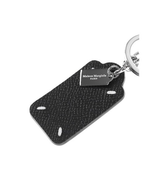 Maison Margiela(メゾンマルジェラ)の「DOUBLE TAG KEYRING SMALL(キーケース/キーアクセサリー・メンズ・ブラック・OS)」の4枚目の写真