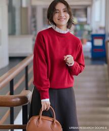 URBAN RESEARCH DOORS（アーバンリサーチドアーズ）の「『仁村紗和さん着用』『UR TECH 200日ニット』スウェットライクプルオーバー（ニット/セーター・レディース）」
