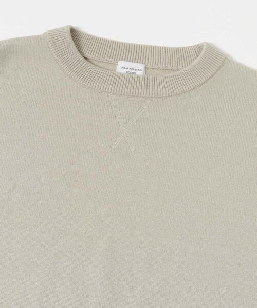 URBAN RESEARCH DOORS（アーバンリサーチドアーズ）の「『仁村紗和さん着用』『UR TECH 200日ニット』スウェットライクプルオーバー（ニット/セーター・レディース・ライトグレー/ブラウン/ミント/オレンジ/レッド系その他/オフホワイト/チャコールグレー・MEDIUM）」の16枚目の写真