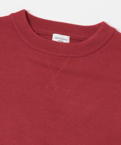 URBAN RESEARCH DOORS(アーバンリサーチドアーズ)の「『仁村紗和さん着用』『UR TECH 200日ニット』スウェットライクプルオーバー(ニット/セーター・レディース・ライトグレー/ブラウン/ミント/オレンジ/レッド系その他/オフホワイト/チャコールグレー・MEDIUM)」の13枚目の写真