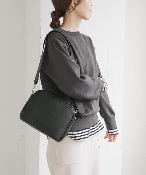 URBAN RESEARCH DOORS(アーバンリサーチドアーズ)の「『仁村紗和さん着用』『UR TECH 200日ニット』スウェットライクプルオーバー(ニット/セーター・レディース・ライトグレー/ブラウン/ミント/オレンジ/レッド系その他/オフホワイト/チャコールグレー・MEDIUM)」の17枚目の写真