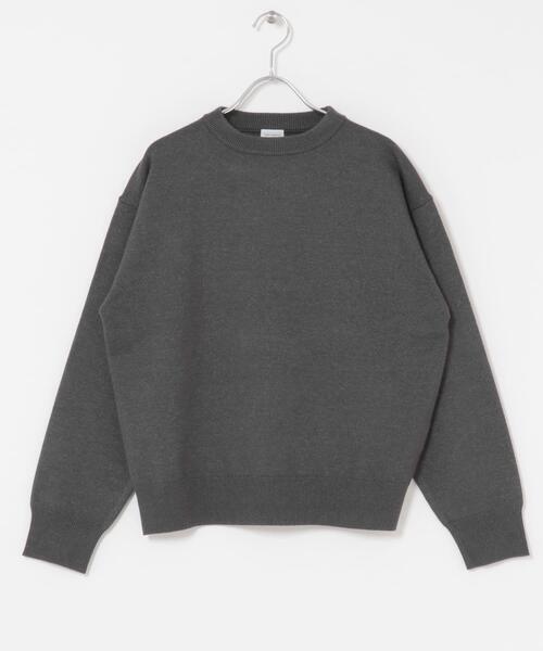 URBAN RESEARCH DOORS(アーバンリサーチドアーズ)の「『仁村紗和さん着用』『UR TECH 200日ニット』スウェットライクプルオーバー(ニット/セーター・レディース・ライトグレー/ブラウン/ミント/オレンジ/レッド系その他/オフホワイト/チャコールグレー・MEDIUM)」の21枚目の写真