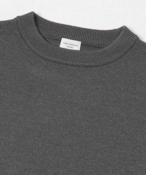 URBAN RESEARCH DOORS(アーバンリサーチドアーズ)の「『仁村紗和さん着用』『UR TECH 200日ニット』スウェットライクプルオーバー(ニット/セーター・レディース・ライトグレー/ブラウン/ミント/オレンジ/レッド系その他/オフホワイト/チャコールグレー・MEDIUM)」の22枚目の写真