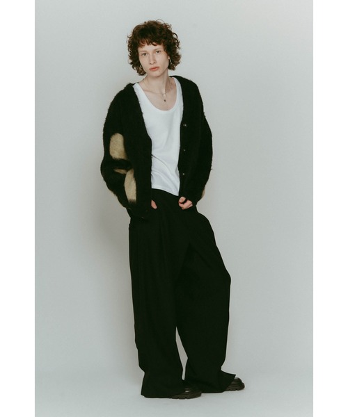 Knuth Marf（クヌースマーフ）の「Vneck cardigan(unisex)（ニット/セーター・レディース・ブラウン/キャメル/ブラック・FREE）」の10枚目の写真