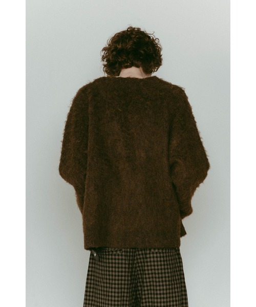 Knuth Marf（クヌースマーフ）の「Vneck cardigan(unisex)（ニット/セーター・レディース・ブラウン/キャメル/ブラック・FREE）」の17枚目の写真