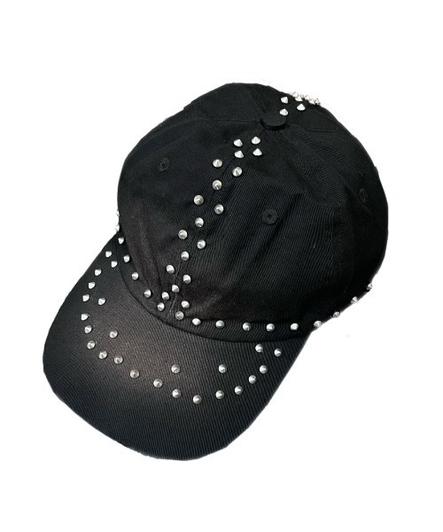 DIG YOUR OWN GRAVE（ディグユアオウングレイブ）の「【DIG YOUR OWN GRAVE】SILENT CROSS CAP / 【ディグユアオウングレイブ】スタッズキャップ（キャップ・メンズ・ブラック・ONE SIZE）」の15枚目の写真