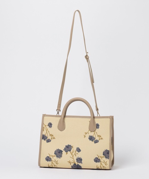 Andemiu（アンデミュウ）の「【オリジナル柄】ゴブランフラワーBAG597399（トートバッグ・レディース・ダークブラウン/ネイビー/アイボリー・FREE）」の16枚目の写真