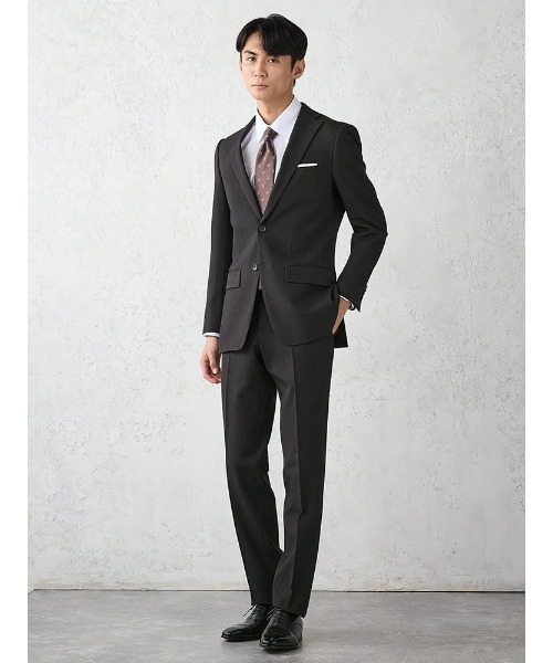 セール】《WOOLY WASH SUIT》WEB限定スーツ【洗える/ウールライク