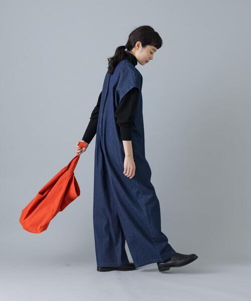 かぐれ（カグレ）の「『2サイズ展開』デニムワイドオールインワン（その他パンツ・レディース・インディゴブルー・0/1）」の10枚目の写真