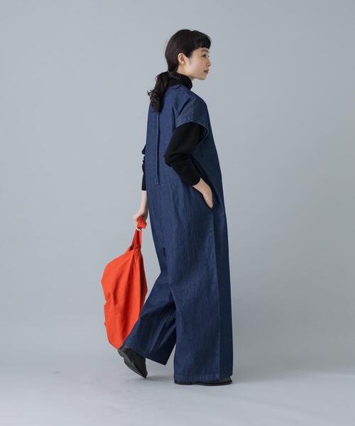 かぐれ（カグレ）の「『2サイズ展開』デニムワイドオールインワン（その他パンツ・レディース・インディゴブルー・0/1）」の12枚目の写真
