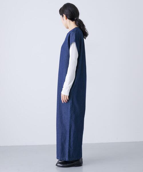 かぐれ（カグレ）の「『2サイズ展開』デニムワイドオールインワン（その他パンツ・レディース・インディゴブルー・0/1）」の16枚目の写真