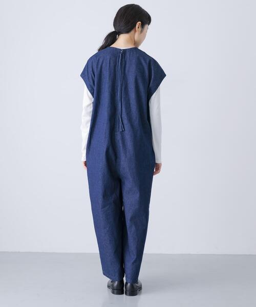 かぐれ（カグレ）の「『2サイズ展開』デニムワイドオールインワン（その他パンツ・レディース・インディゴブルー・0/1）」の17枚目の写真