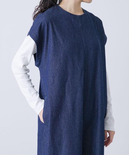 かぐれ（カグレ）の「『2サイズ展開』デニムワイドオールインワン（その他パンツ・レディース・インディゴブルー・0/1）」の18枚目の写真