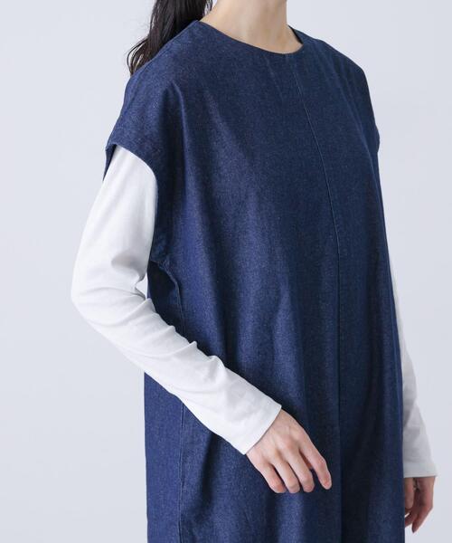 かぐれ（カグレ）の「『2サイズ展開』デニムワイドオールインワン（その他パンツ・レディース・インディゴブルー・0/1）」の20枚目の写真