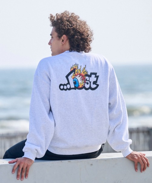 lost(ロスト)の「【限定】lost/ロスト トレーナー/スウェット バックプリント L25F-1103(スウェット・メンズ・グレー/ブラック/ブルーグレー・M/L/XL)」の2枚目の写真