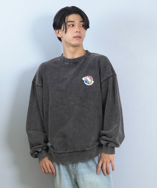 lost(ロスト)の「【限定】lost/ロスト トレーナー/スウェット バックプリント L25F-1103(スウェット・メンズ・グレー/ブラック/ブルーグレー・M/L/XL)」の6枚目の写真