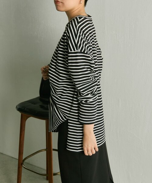 ear PAPILLONNER（イアパピヨネ）の「フリルトップス【SUM1 STYLE】（Tシャツ/カットソー・レディース・ブラック・FREE）」の18枚目の写真