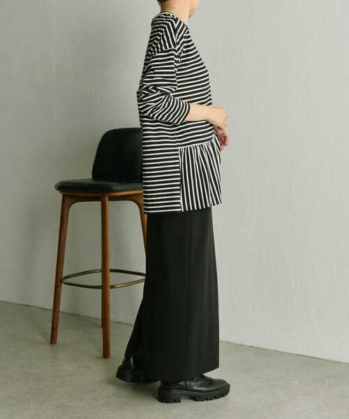 ear PAPILLONNER（イアパピヨネ）の「フリルトップス【SUM1 STYLE】（Tシャツ/カットソー・レディース・ブラック・FREE）」の21枚目の写真