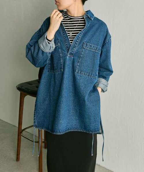 ear PAPILLONNER（イアパピヨネ）の「フリルトップス【SUM1 STYLE】（Tシャツ/カットソー・レディース・ブラック・FREE）」の2枚目の写真