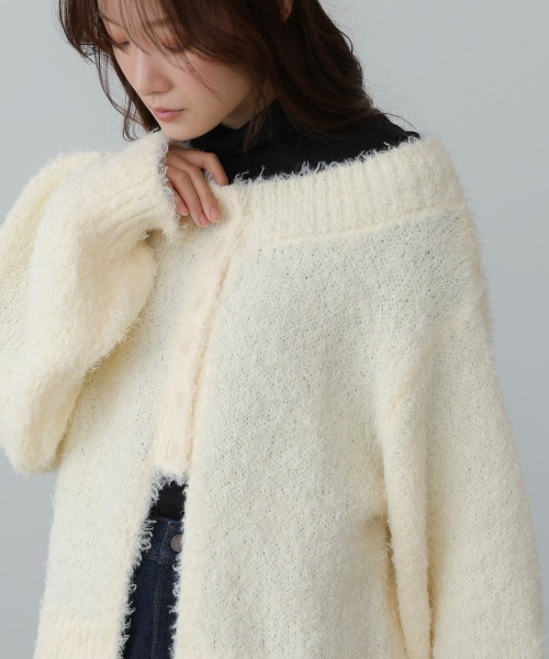 Bab（バブ）の「【S・Mサイズ展開】前後2WAYニットカーディガン＋ニットキャミワンピース（ワンピース・レディース・アイボリー/チャコールグレー/ベージュ・S/M）」の9枚目の写真