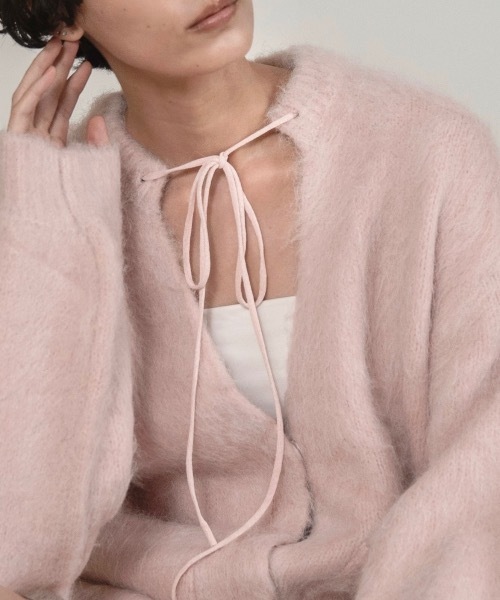 fluffy soft touch knit cardigan / フラッフィーソフトタッチニット