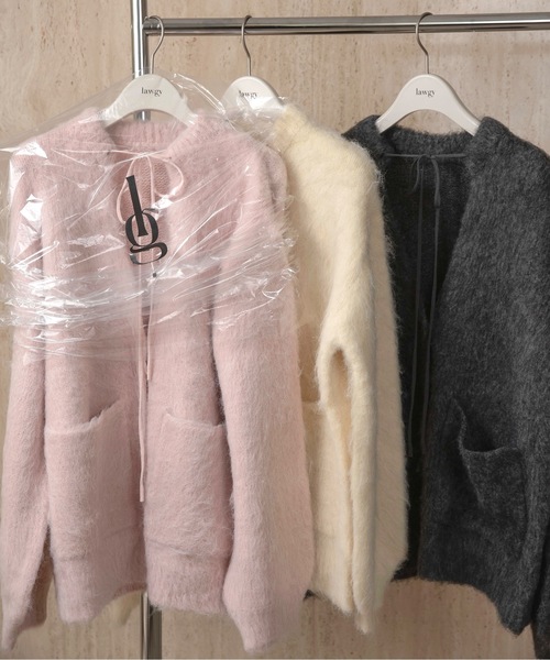 fluffy soft touch knit cardigan / フラッフィーソフトタッチニット