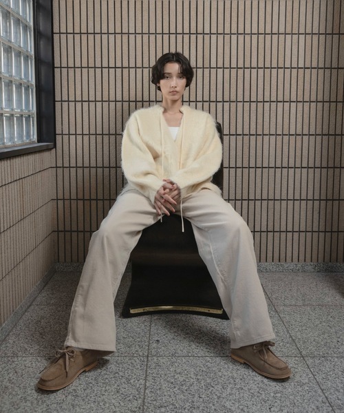 fluffy soft touch knit cardigan / フラッフィーソフトタッチニット