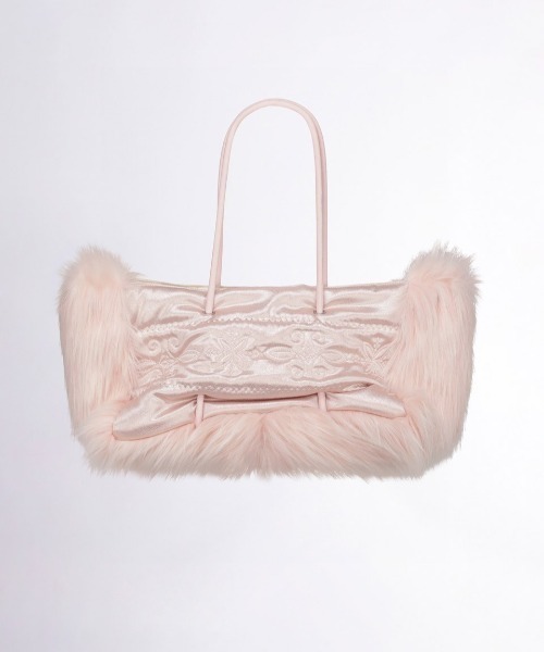 【新品未開封】SCULPTOR フラッフィーサテンバッグ ピンク Fluffy Slouch Satin Bag（ショルダーバッグ）｜SCULPTOR（スカルプ