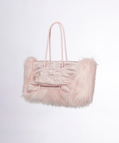 Fluffy Slouch Satin Bag（ショルダーバッグ）｜SCULPTOR