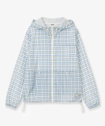 aeae(エーイーエーイー)のCHECK HOOD JUMPER(ナイロンジャケット)