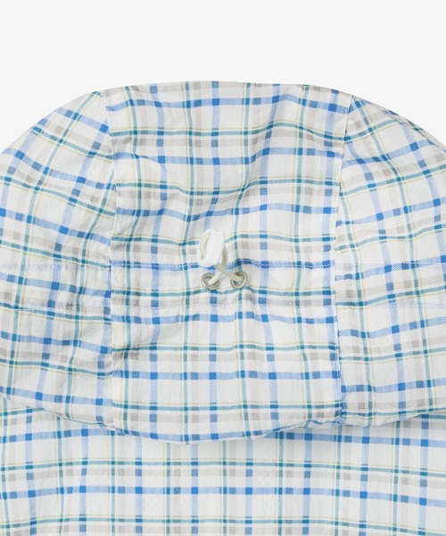 aeae（エーイーエーイー）の「CHECK HOOD JUMPER（ナイロンジャケット・レディース・ホワイト・FREE）」の4枚目の写真