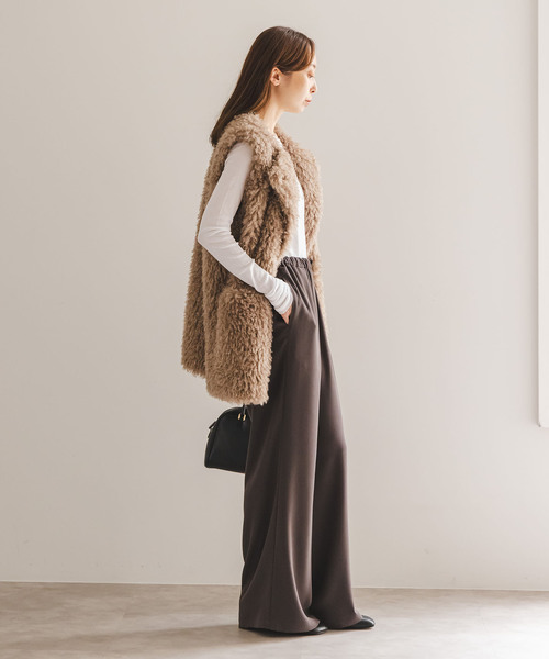 Noble（ノーブル）の「《追加4》シアーテレコロングスリーブプルオーバー（Tシャツ/カットソー・レディース・ブラック/ホワイト・FREE）」の7枚目の写真