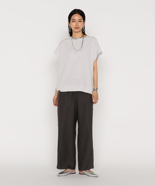 Gabardine K.T(ギャバジンケーティー)の「モックロディ ゆったりプルオーバー(Tシャツ/カットソー・レディース・ホワイト・9号)」の17枚目の写真