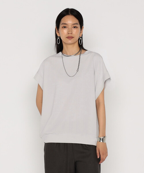 Gabardine K.T(ギャバジンケーティー)の「モックロディ ゆったりプルオーバー(Tシャツ/カットソー・レディース・ホワイト・9号)」の14枚目の写真