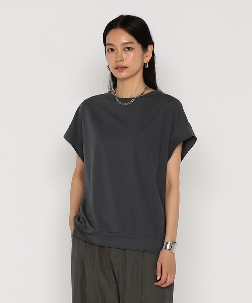 Gabardine K.T(ギャバジンケーティー)の「モックロディ ゆったりプルオーバー(Tシャツ/カットソー・レディース・ホワイト・9号)」の12枚目の写真