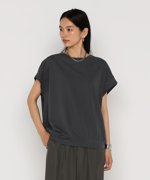 Gabardine K.T(ギャバジンケーティー)の「モックロディ ゆったりプルオーバー(Tシャツ/カットソー・レディース・ホワイト・9号)」の11枚目の写真