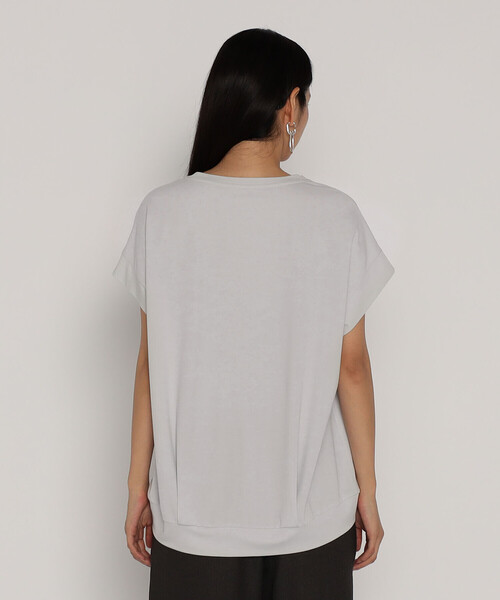 Gabardine K.T(ギャバジンケーティー)の「モックロディ ゆったりプルオーバー(Tシャツ/カットソー・レディース・ホワイト・9号)」の8枚目の写真