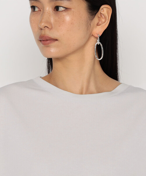 Gabardine K.T(ギャバジンケーティー)の「モックロディ ゆったりプルオーバー(Tシャツ/カットソー・レディース・ホワイト・9号)」の7枚目の写真