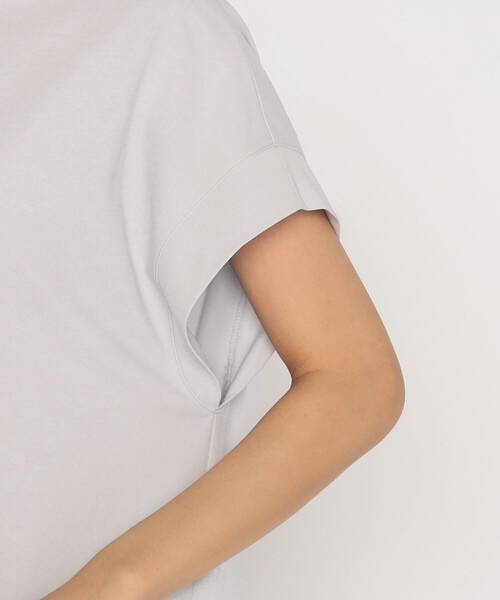 Gabardine K.T(ギャバジンケーティー)の「モックロディ ゆったりプルオーバー(Tシャツ/カットソー・レディース・ホワイト・9号)」の4枚目の写真