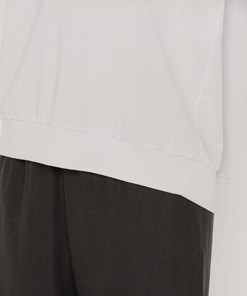 Gabardine K.T(ギャバジンケーティー)の「モックロディ ゆったりプルオーバー(Tシャツ/カットソー・レディース・ホワイト・9号)」の5枚目の写真