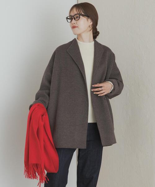 ウールリバーミドルガウンコート（その他アウター）｜URBAN