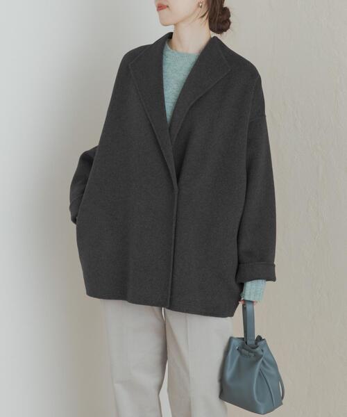 ウールリバーミドルガウンコート（その他アウター）｜URBAN RESEARCH
