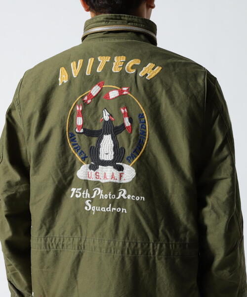 AVIREX(アヴィレックス)の「WASHED M-65 EMB CUSTOM JACKET / ウォッシュド M-65 エンブロイダリー カスタム ジャケット / AVIREX / アヴィレックス(ミリタリージャケット・メンズ・オリーブ系・L/2XL/M/XL)」の13枚目の写真