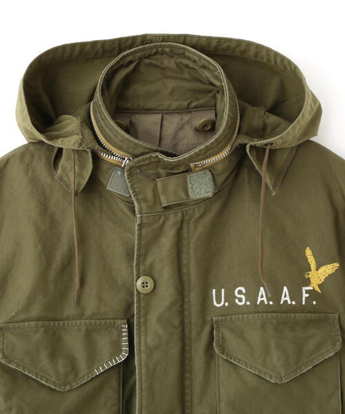 AVIREX(アヴィレックス)の「WASHED M-65 EMB CUSTOM JACKET / ウォッシュド M-65 エンブロイダリー カスタム ジャケット / AVIREX / アヴィレックス(ミリタリージャケット・メンズ・オリーブ系・L/2XL/M/XL)」の16枚目の写真