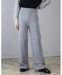 Doumoi（ドゥモエ）の「無地　ストレート　ニットパンツ（その他パンツ）」