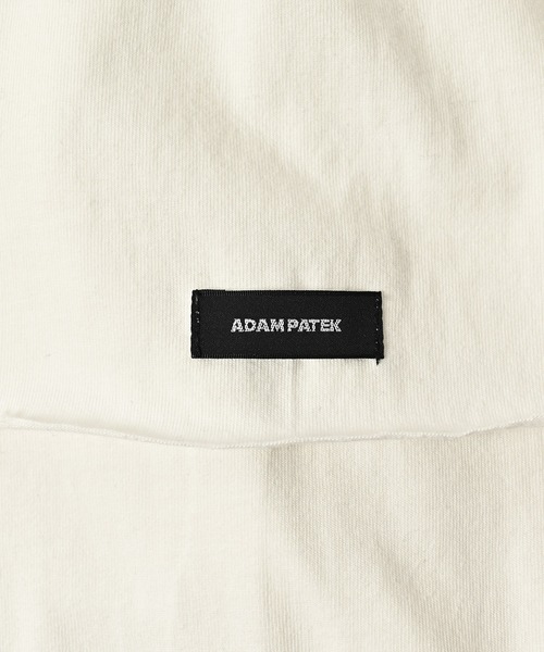 ADAM PATEK(アダムパテック)の「ADAMPATEK/wide boxcut layered long sleeve/ワイドボックスシルエットフェイクレイヤードロンT(AP2524023)(Tシャツ/カットソー・レディース・ブラック/ホワイト・1/2)」の16枚目の写真